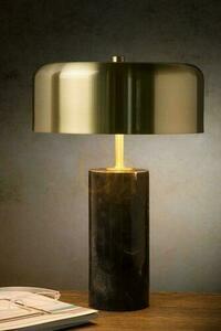 Stolová lampa Lucide Mirasol čierna zlatá 3-plameňová mramor G9 34540/03/30 small 2