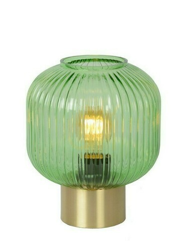 Skontrolujte Stolová lampa Lucide MALOTO zelená sklenená retro E27 45586/20/33