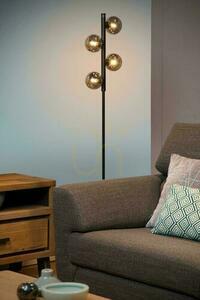 Stojacia lampa Lucide TYCHO čierna oceľ a sklo 4xG9 45774/04/30 small 4