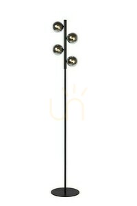 Stojacia lampa Lucide TYCHO čierna oceľ a sklo 4xG9 45774/04/30 small 0