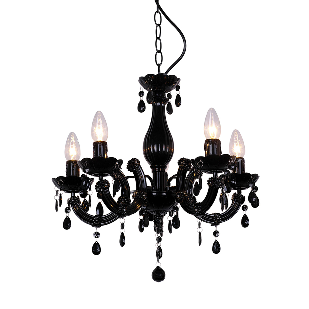 Skontrolujte Závesné svietidlo Zuma Line MAGNOLIA RLD94016-5B WISZĄCA čierna/BLACK Závesné svietidlo Zuma Line MAGNOLIA RLD94016-5B WISZĄCA čierna/BLACK