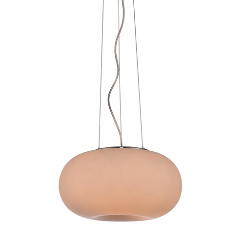 Skontrolujte Závesné svietidlo Zuma Line INEZ RLD93023-2A, biele sklo s chrómom, 2xE27, 28 cm