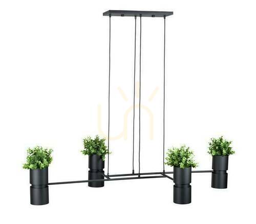 Skontrolujte Závesné svietidlo Thoro KUKKIA TH.004CZ čierne 4xGU10, 142 cm