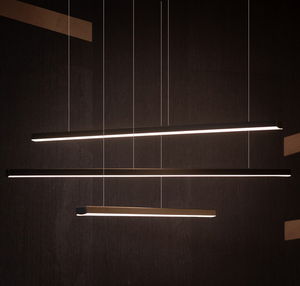 Závesné svietidlo Max Light Trio P0311 LED 58W čierne 100 cm small 3