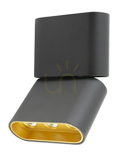 Skontrolujte Stropný LED reflektor Max Light Marvel C0150 čierny/zlatý 12 W 3000 K