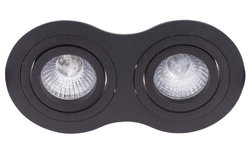 Skontrolujte Zapustené svietidlo Max Light Signal II H0087 čierne 2xGU10