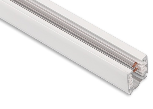 Skontrolujte 3-fázová svetelná koľajnica Max Light MAX 1 m biela hliník MHT1-100-WH