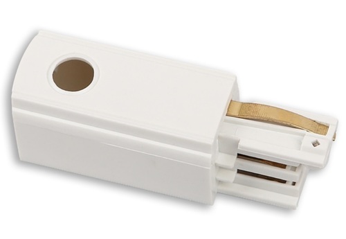 Skontrolujte Napájací terminál pravý pre koľajnicový systém Max Light MAX biely MHT1-C/R-WH