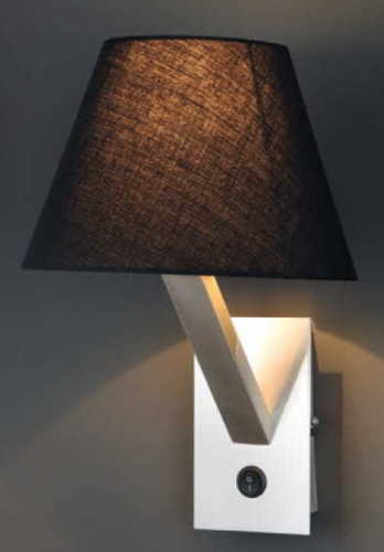 Skontrolujte Nástenné svietidlo Max Light Orlando 5103W/BLNM čierny satén 1x40W 22 cm