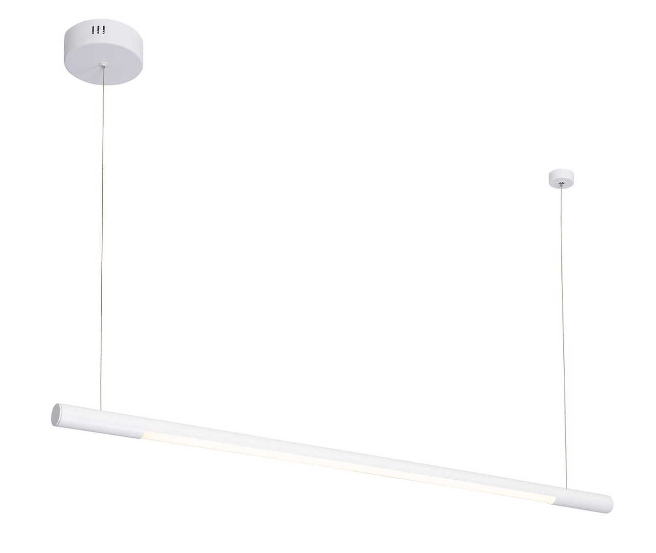 Závesné svietidlo Max Light Organic P0357 biele LED 16W 100 cm