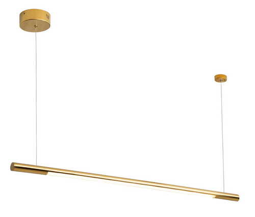 Skontrolujte Závesné svetlo Max Light Organic P0356 zlaté 100 cm LED 16W