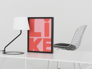 Stolná lampa SHADE TABLE - biela, čierne tienidlo small 1