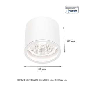 Chloe Ar111 Gu10 Ip65 okrúhle biele pevné 3 Chloe Ar111 Gu10 Ip65 okrúhle biele pevné small 3