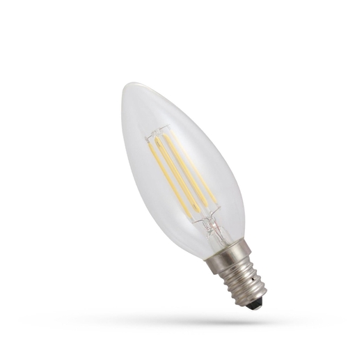 Skontrolujte LED svietnik E-14 230v 6w Cog Nw Clear Spectrum
