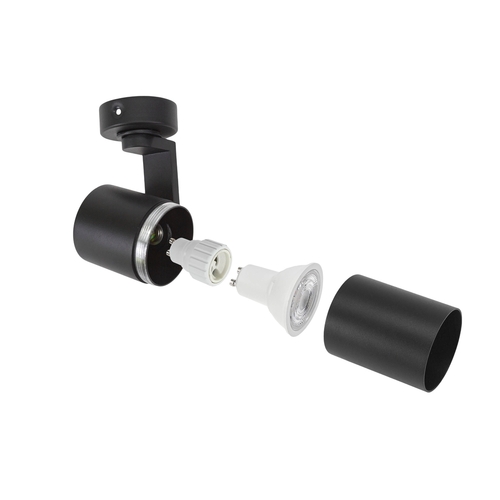 Skontrolujte Prisadené bodové svietidlo Spectrum LED Madara Mini II GU10, čierne, SLIP003013