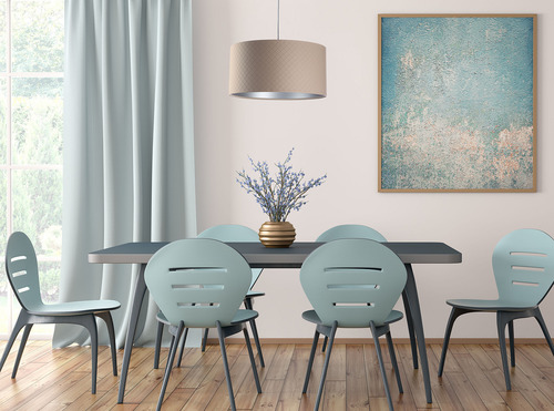 Skontrolujte Béžová kožená lampa E27 60W diamantové prešívanie, strieborná