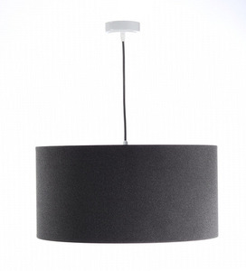 Luster LEATHER - tienidlo tmavosivé E27 60W small 2