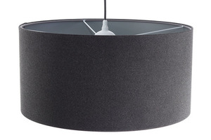 Luster LEATHER - tienidlo tmavosivé E27 60W small 3