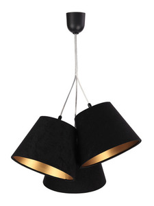 Trojité závesné svietidlo do kuchyne BUCKET E27 60W čierna / zlatá 4 Trojité závesné svietidlo do kuchyne BUCKET E27 60W čierna / zlatá small 4