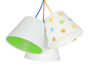Lampa pre deti BUCKET E27 60W farebné hviezdičky, zelená small 1
