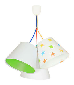 Lampa pre deti BUCKET E27 60W farebné hviezdičky, zelená small 0