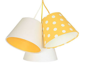 Luster do detskej izby BUCKET E27 60W mango, bodkovaný vzor small 1