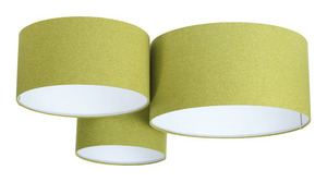 Stropná lampa Elements 60W E27 zeleno / biela plsť small 0