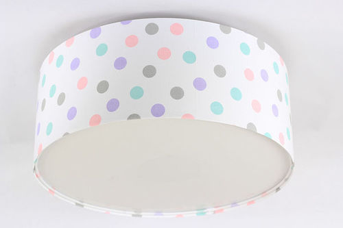 Skontrolujte Osvetlenie do detskej izby - strop Luminance E27 60W LED pastelové bodky