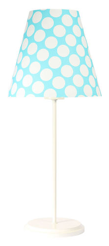 Skontrolujte Stolná lampa s tienidlom Ombrello 60W E27 50cm modré / biele bodky