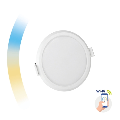 Skontrolujte Algine 6w Cct + tlmené Wi-Fi spektrum Smart Round