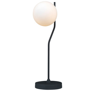Stolová lampa Italux Carimi LED čierna biela oceľ sklo TB-3300-1-BK small 1