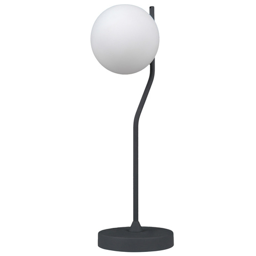 Skontrolujte Stolová lampa Italux Carimi LED čierna biela oceľ sklo TB-3300-1-BK