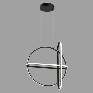 Prívesné LED svetlo Italux Cerrila čierne matné PND-29772750-3A-BK small 1