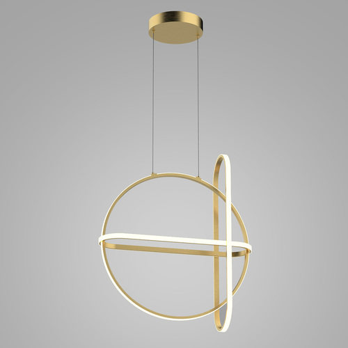Skontrolujte Závesná LED lampa Italux Cerrila zlatá 48,6W 3000K 2000 lm PND-29772750-3A-GD