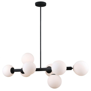 Závesné svietidlo Italux Raddi 8xLED antracit/biela PNS-5510-8-BK small 1