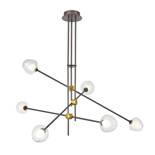 Skontrolujte Prívesné LED svietidlo Italux bronzové 6x4W 3000K IP20 PND-201883-6