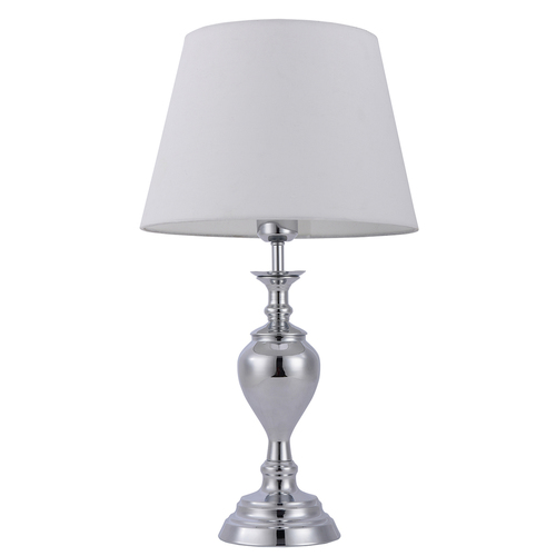 Skontrolujte Stolová lampa Italux Etien biela chróm E27 TB-7730-1