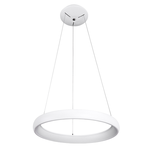 Skontrolujte Prívesná LED lampa Italux Alessia biela 40W 3000K 51 cm 5280-840RP-WH-3