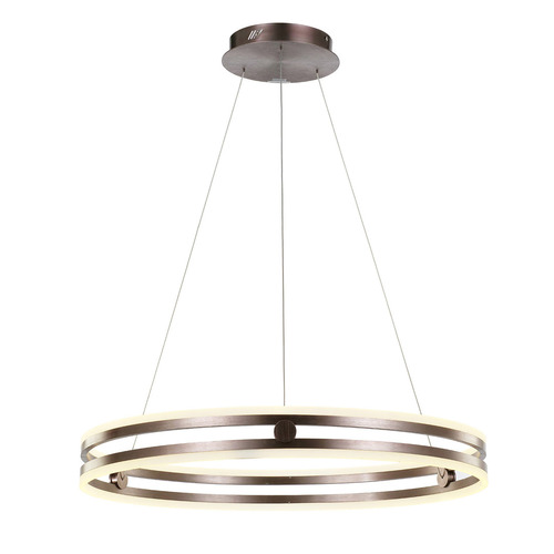 Skontrolujte LED závesná lampa Italux Lonia hnedá akryl 80W 3000K MD17016002-1B COFFE