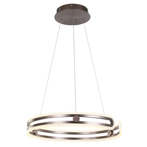Skontrolujte Závesná LED lampa Italux Kiara hnedá 60 cm 80W MD17016002-1E COFFE