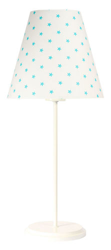 Skontrolujte Stolná lampa s tienidlom Ombrello 60W E27 50cm biele hviezdy