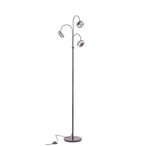Skontrolujte Stojacia lampa Italux Metis LED hnedá 167 cm AL16002-3A COFFEE