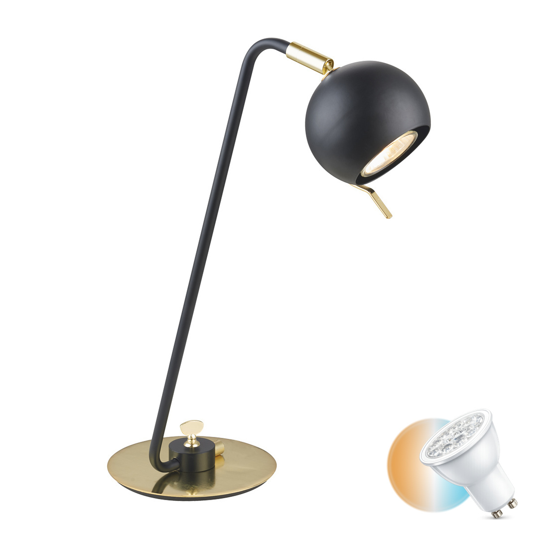 Skontrolujte Stolová lampa Italux Charissa čierna matná GU10 MT-H16049TLK-1-B Stolová lampa Italux Charissa čierna matná GU10 MT-H16049TLK-1-B