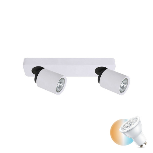 Skontrolujte Reflektor Italux Lucien biely 2x GU10 FH31312A11