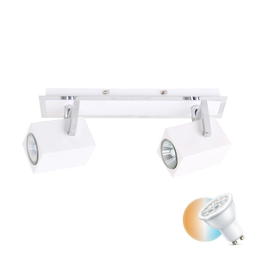 Skontrolujte Reflektor Italux Mateo 2x GU10 chróm biela FH31152AJA3