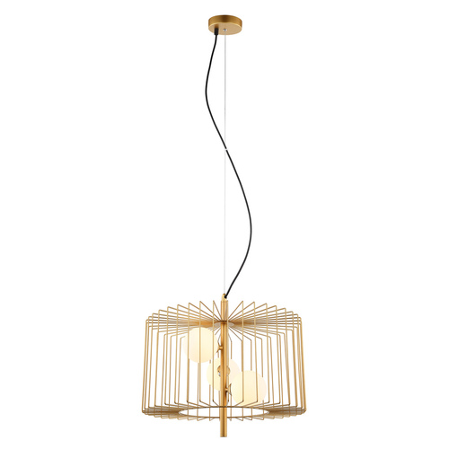 Skontrolujte Závesná lampa Italux Daren 3x G9 zlatá biela MDM-3937/3 GD