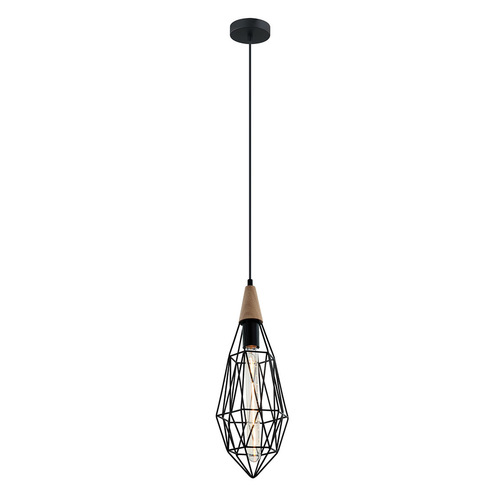 Skontrolujte Závesná lampa Italux Maelle čierna E27 MDM-2595/1S BK