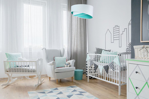 Elegantná lampa pre teenagerov 60W E27 biela / farby small 5