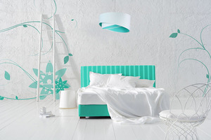 Elegantná lampa pre teenagerov 60W E27 biela / farby small 6