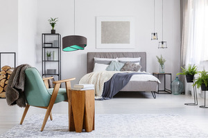 Závesná lampa pre mládež Elegance 60W E27 šedá / farby small 4